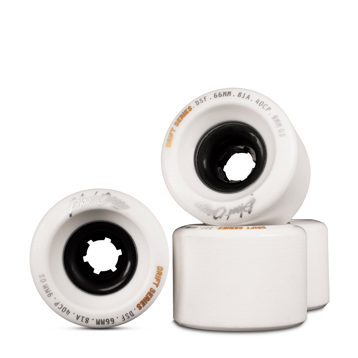 Drift Series 66mm Freeride Wheels - Blood Orange