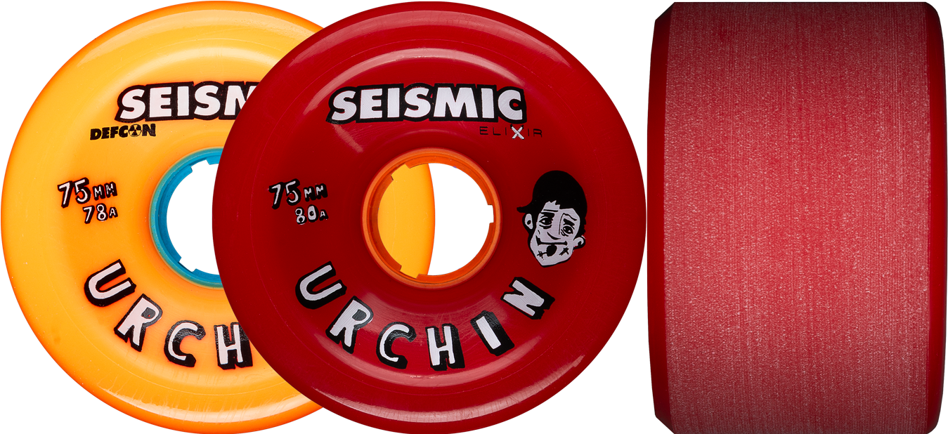 75mm Urchin Freeride Wheels - Seismic Skate Systems