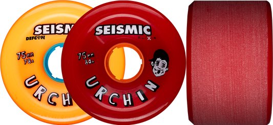 75mm Urchin Freeride Wheels - Seismic Skate Systems