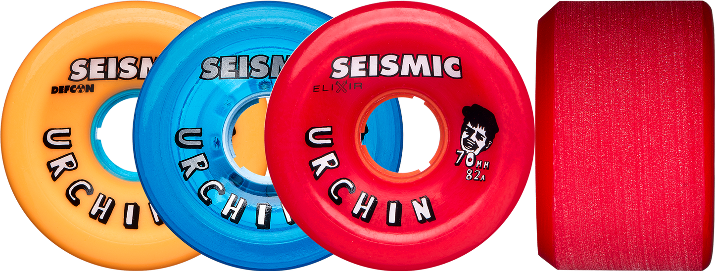 70mm Urchin Freeride Wheels - Seismic Skate Systems