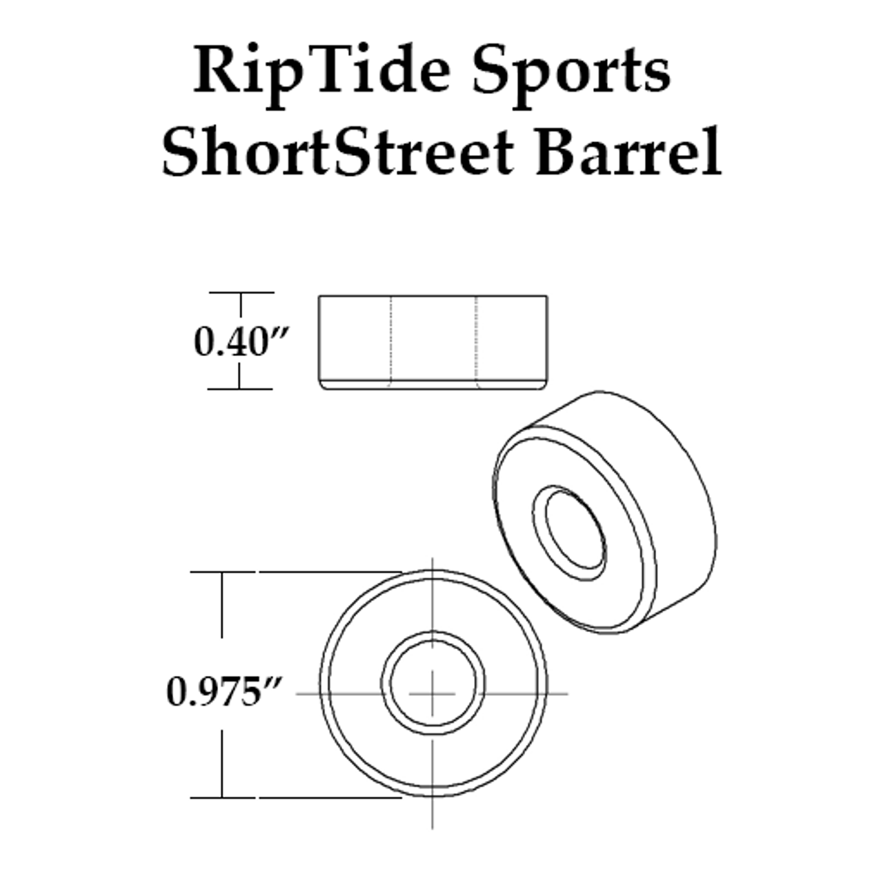 APS Street Barrel Bushings (0.5") - RipTide